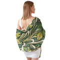 BOTANICAL EMBRACE SILK LONG LADIES SCARF