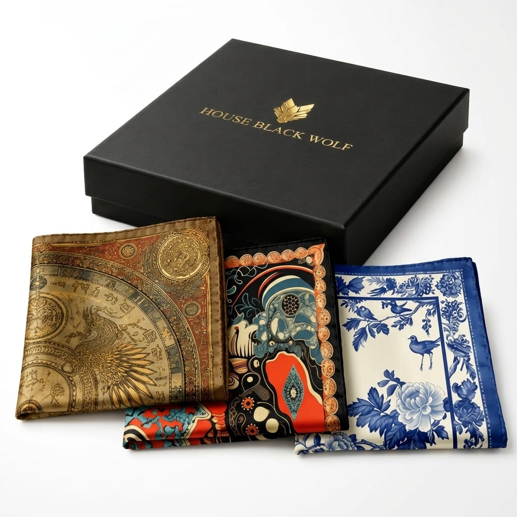 PACK OF 3 POCKET SQUARES