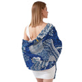 ALEXANDER CHINOISERIES SILK LONG LADIES SCARF