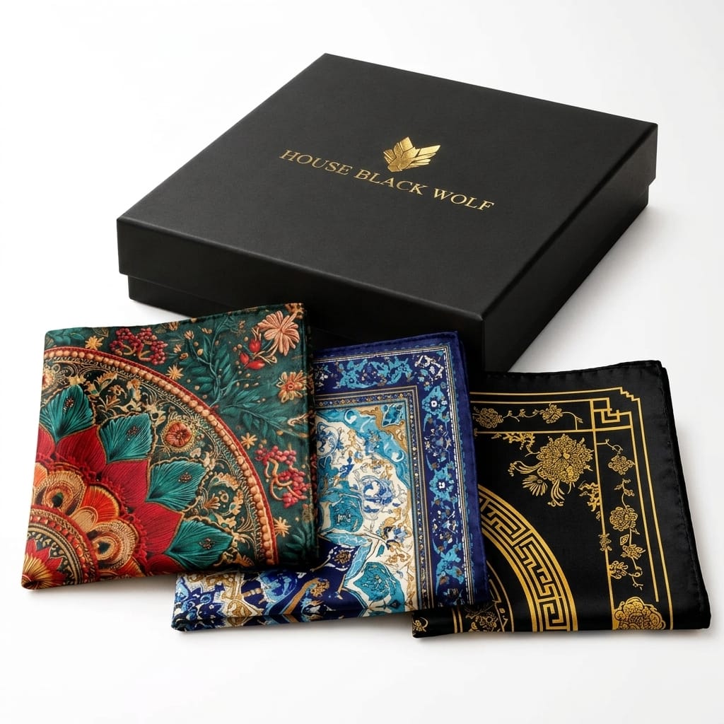 PACK OF 3 POCKET SQUARES