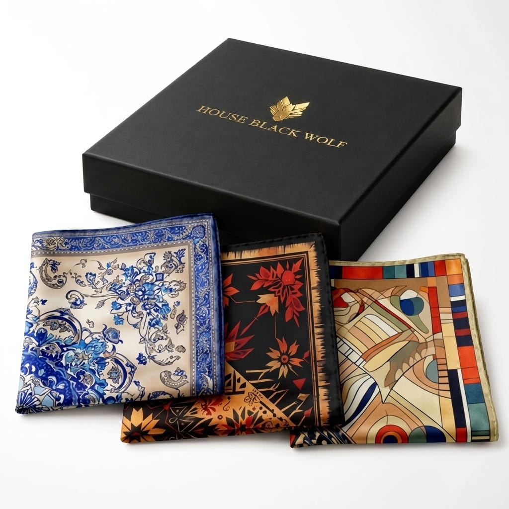 PACK OF 3 POCKET SQUARES