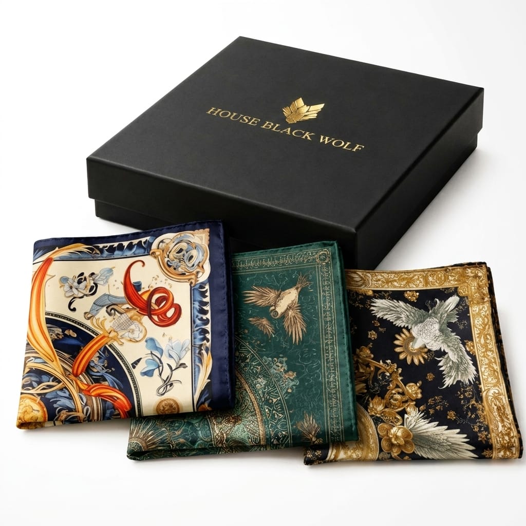 PACK OF 3 POCKET SQUARES