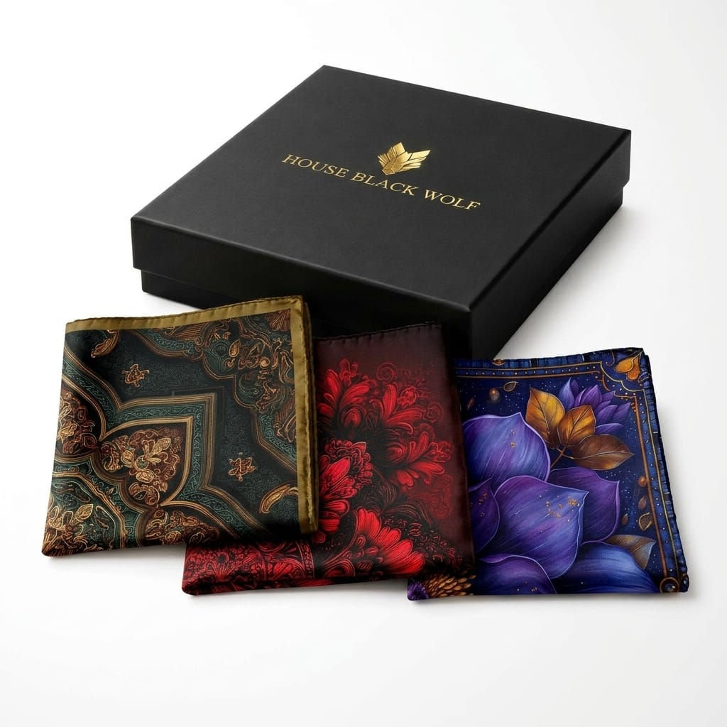 PACK OF 3 POCKET SQUARES