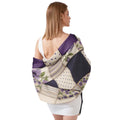 LAVENDER SILK LONG LADIES SCARF