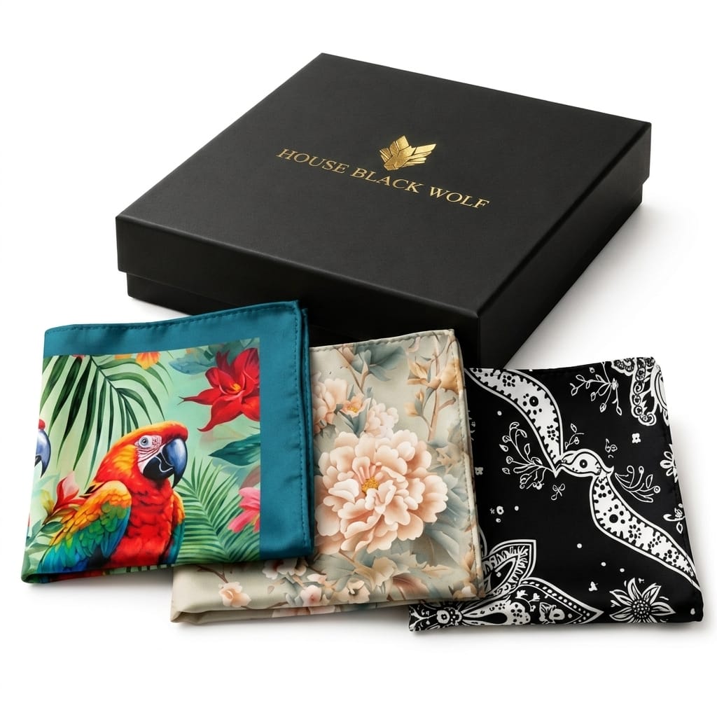 PACK OF 3 POCKET SQUARES
