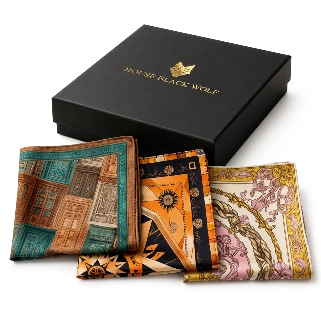PACK OF 3 POCKET SQUARES