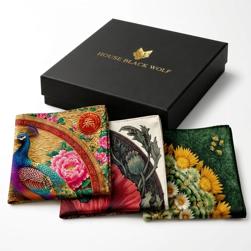 PACK OF 3 POCKET SQUARES