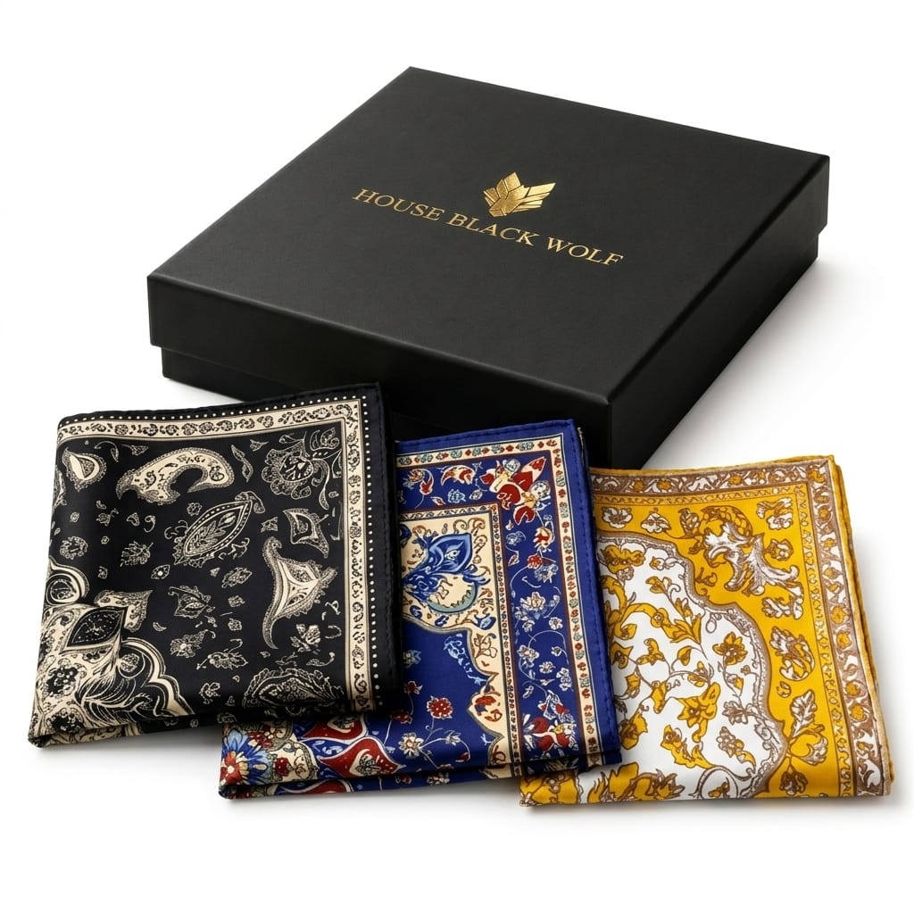 PACK OF 3 POCKET SQUARES