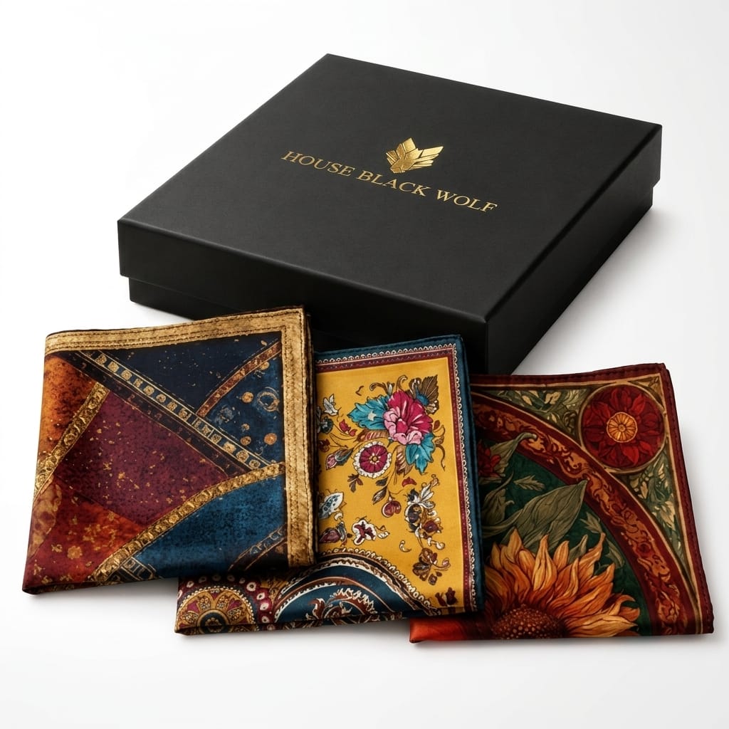 PACK OF 3 POCKET SQUARES
