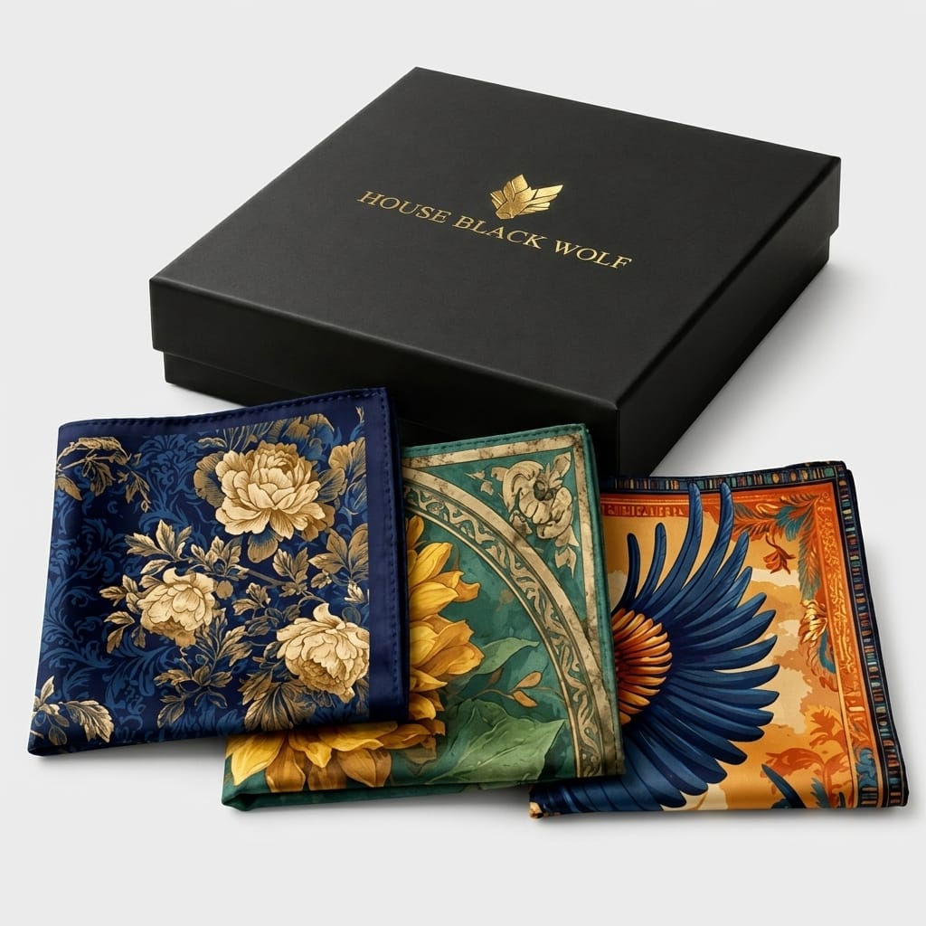 PACK OF 3 POCKET SQUARES