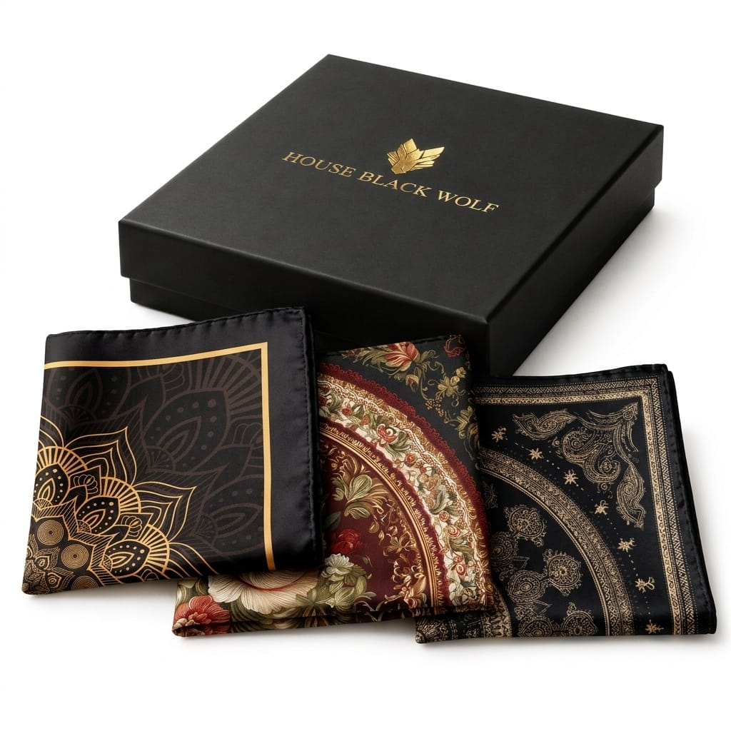 PACK OF 3 POCKET SQUARES