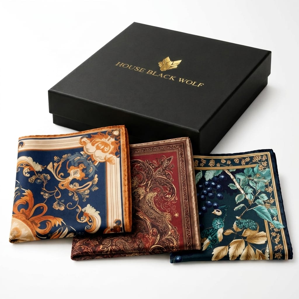 PACK OF 3 POCKET SQUARES