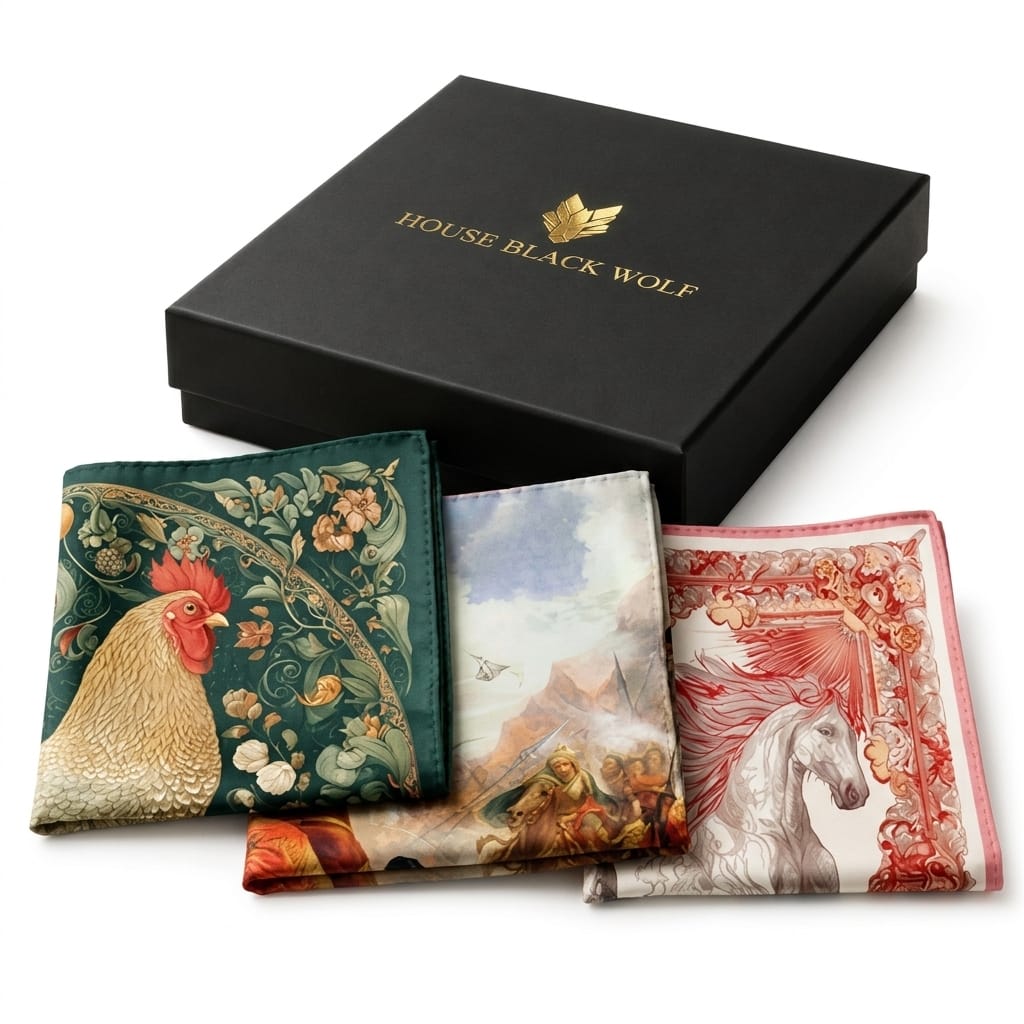 PACK OF 3 POCKET SQUARES