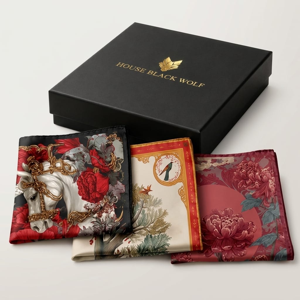 PACK OF 3 POCKET SQUARES