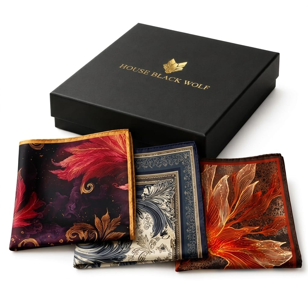 PACK OF 3 POCKET SQUARES