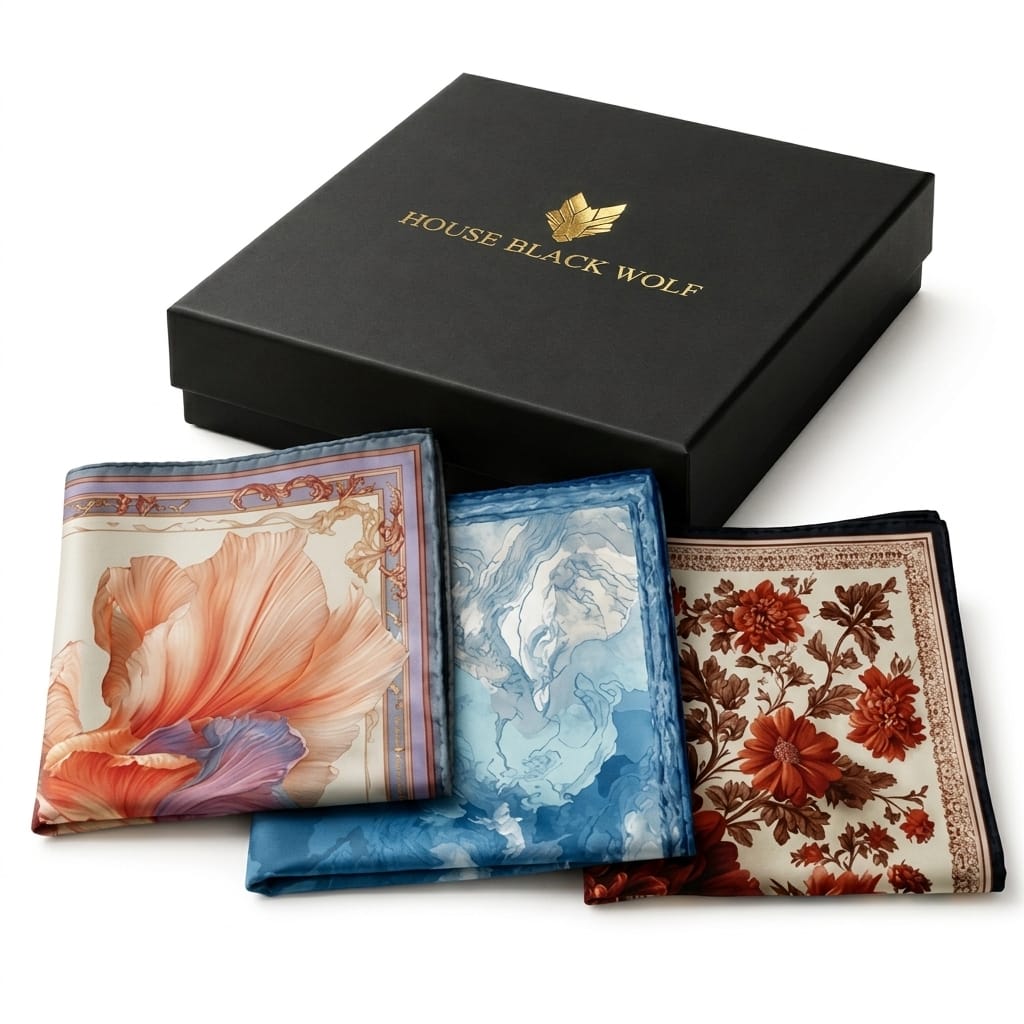 PACK OF 3 POCKET SQUARES