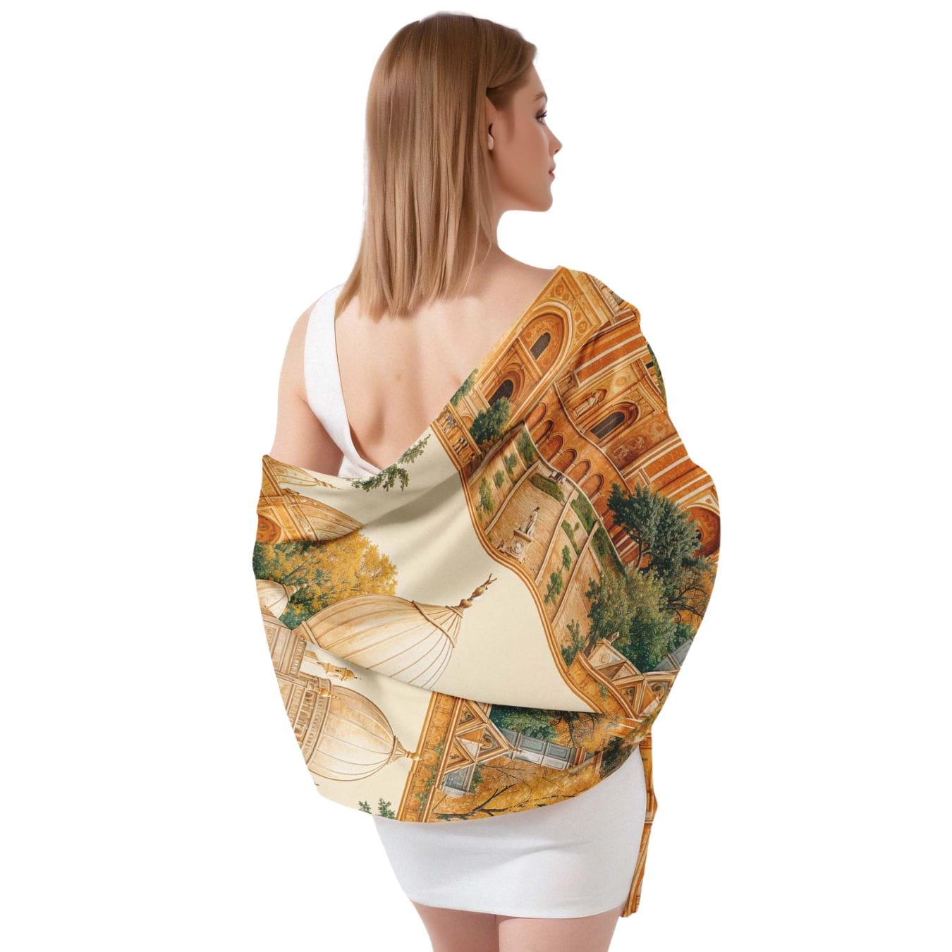DEVIANT ART SILK LONG LADIES SCARF