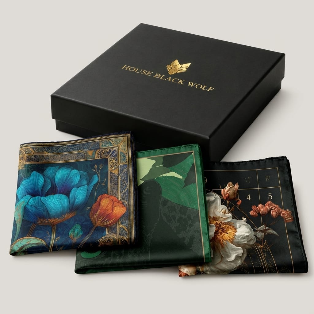 PACK OF 3 POCKET SQUARES