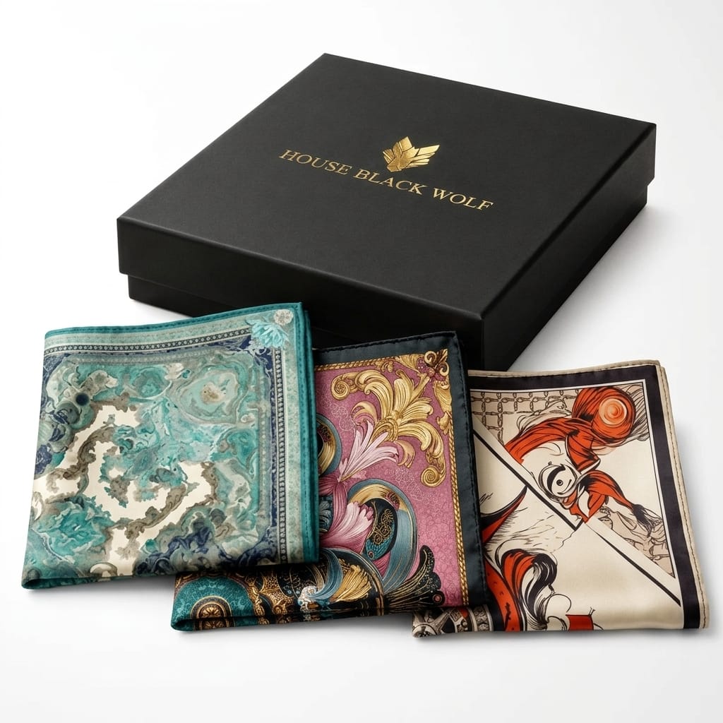 PACK OF 3 POCKET SQUARES