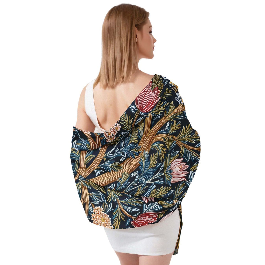 MORRIS MELSETTER SILK LONG LADIES SCARF