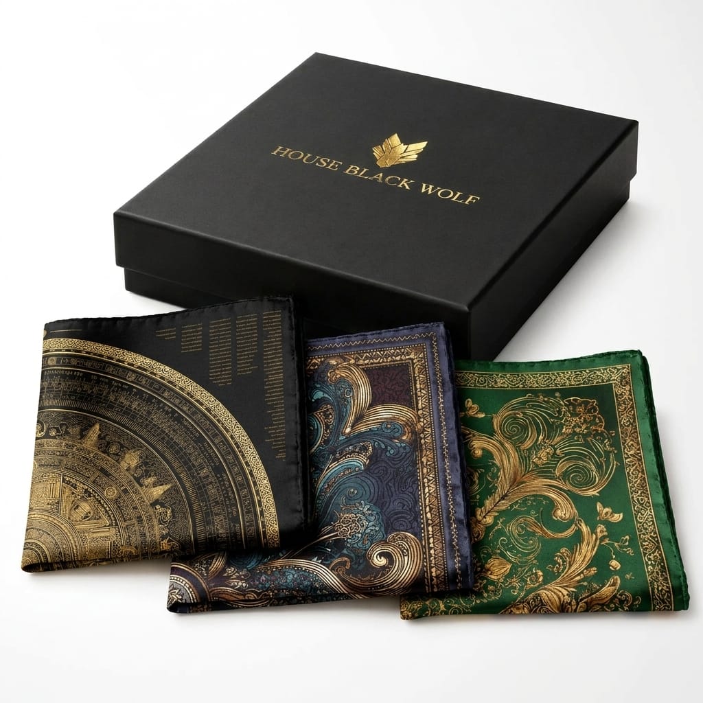 PACK OF 3 POCKET SQUARES