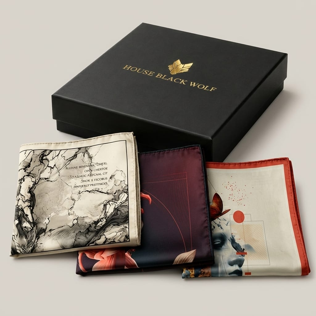 PACK OF 3 POCKET SQUARES