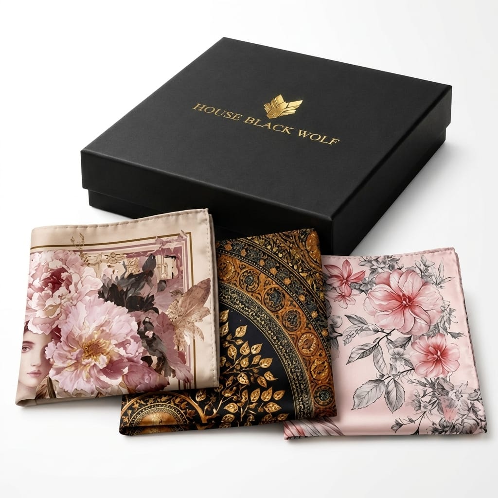 PACK OF 3 POCKET SQUARES