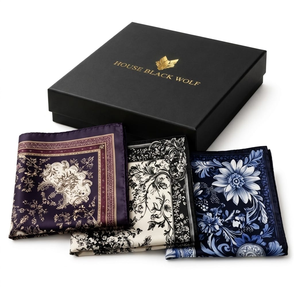 PACK OF 3 POCKET SQUARES