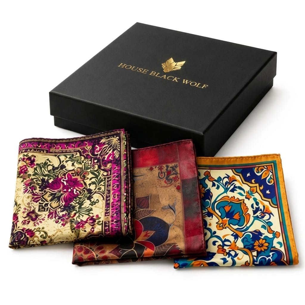 PACK OF 3 POCKET SQUARES