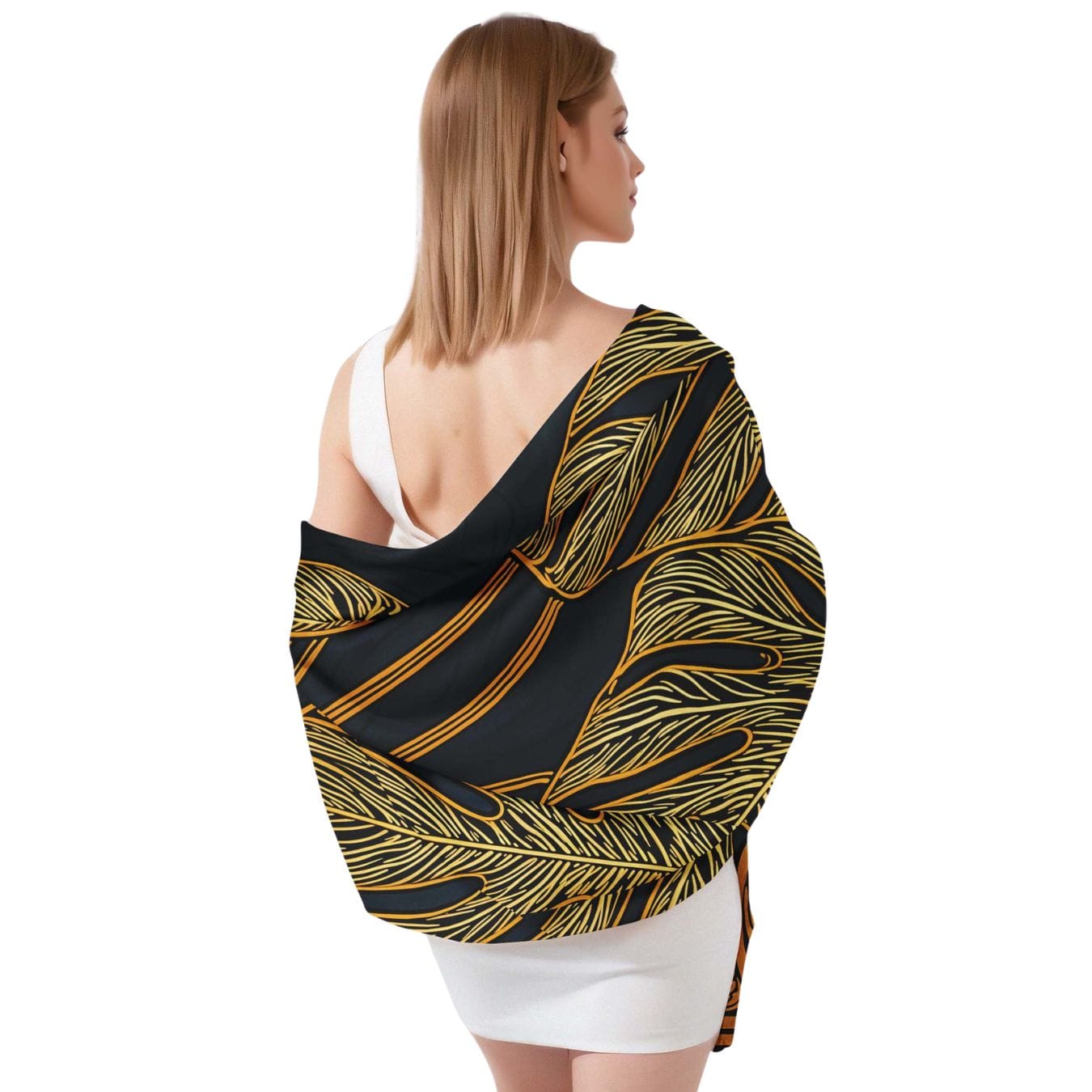 LONTAR SILK LONG LADIES SCARF