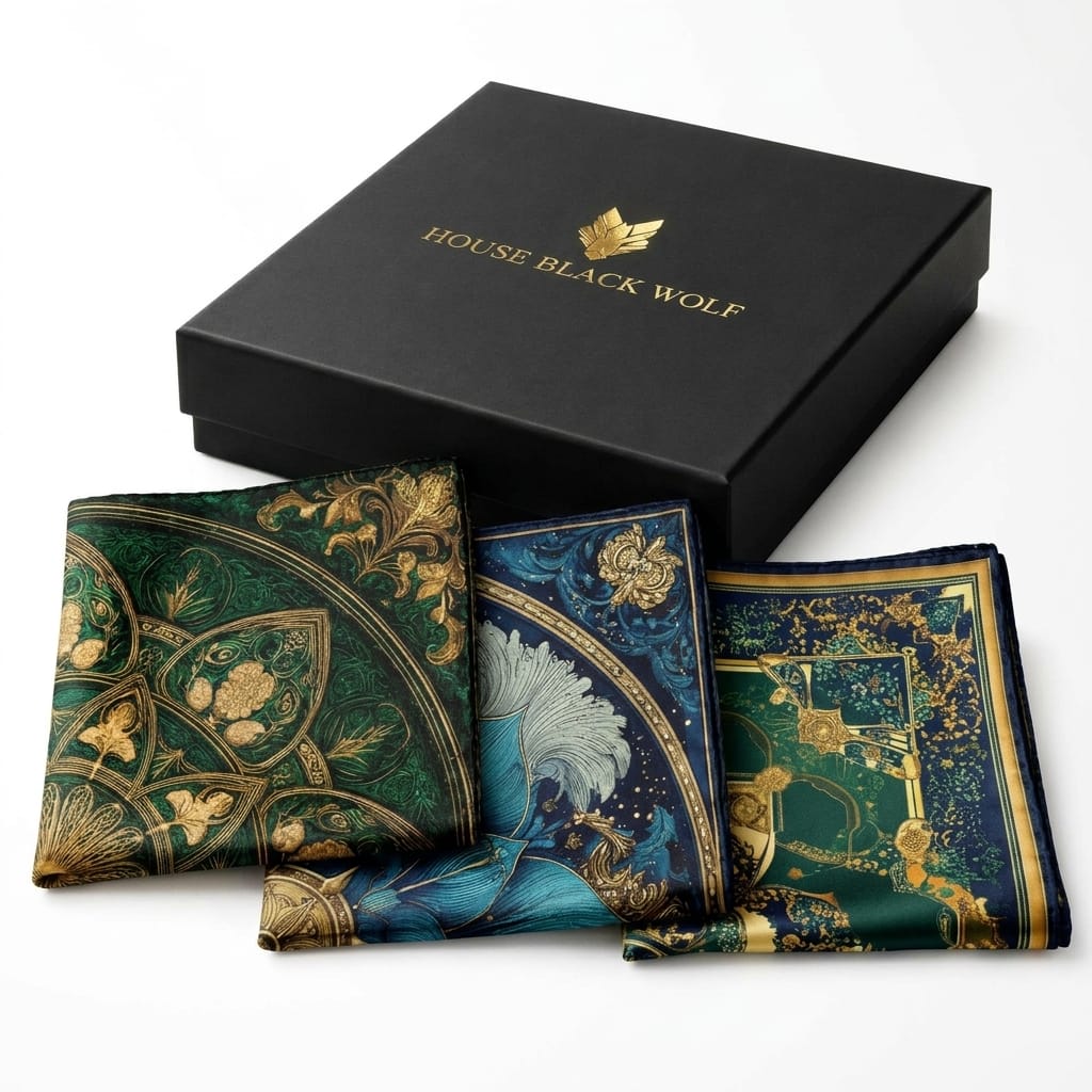 PACK OF 3 POCKET SQUARES