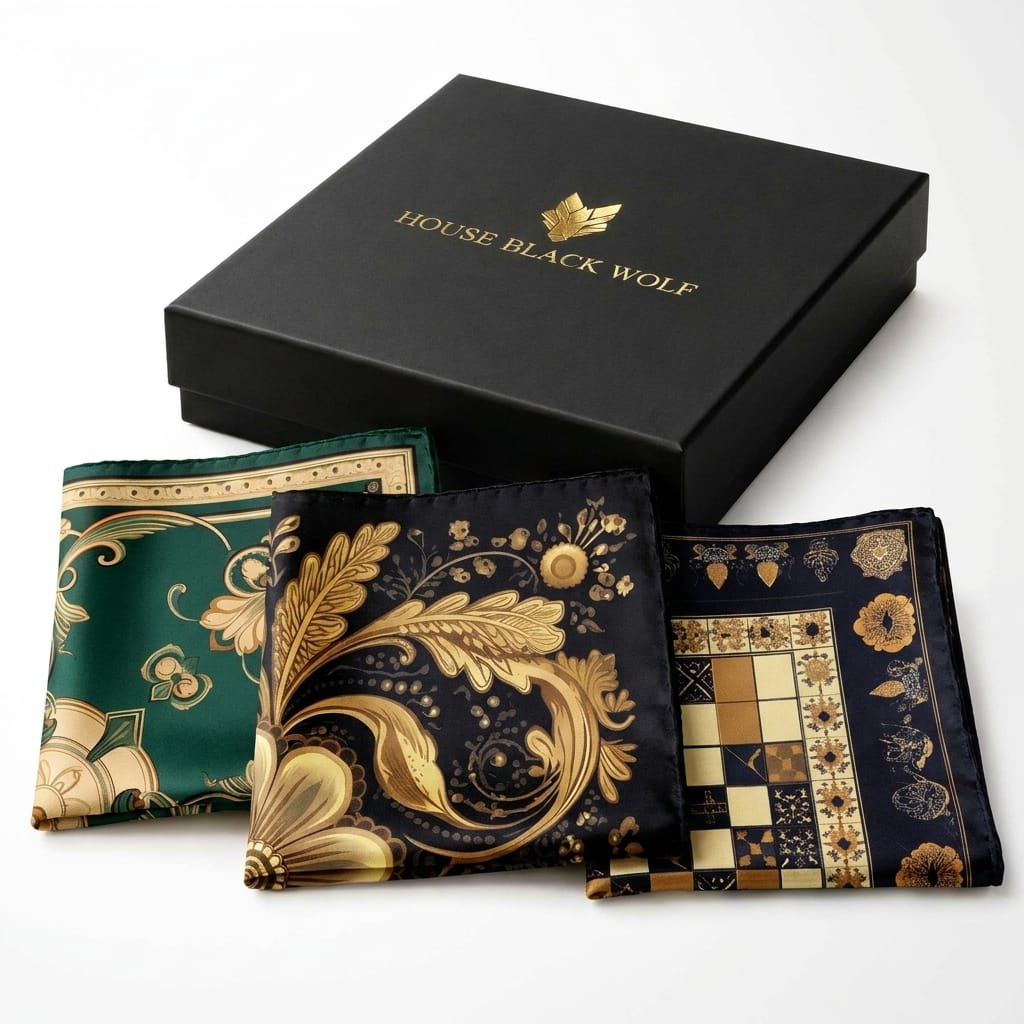 PACK OF 3 POCKET SQUARES