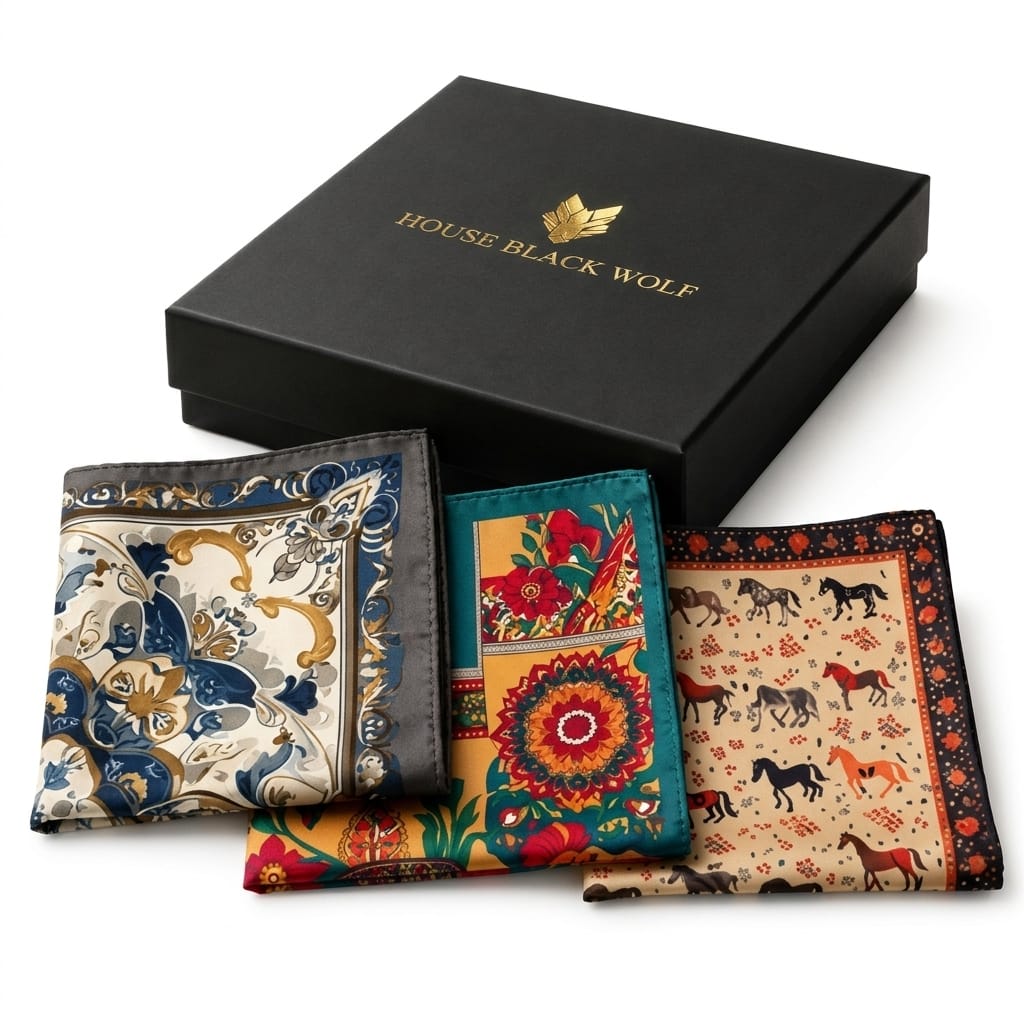 PACK OF 3 POCKET SQUARES