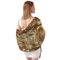 EXQUISITE CIRCULAR SILK LONG LADIES SCARF