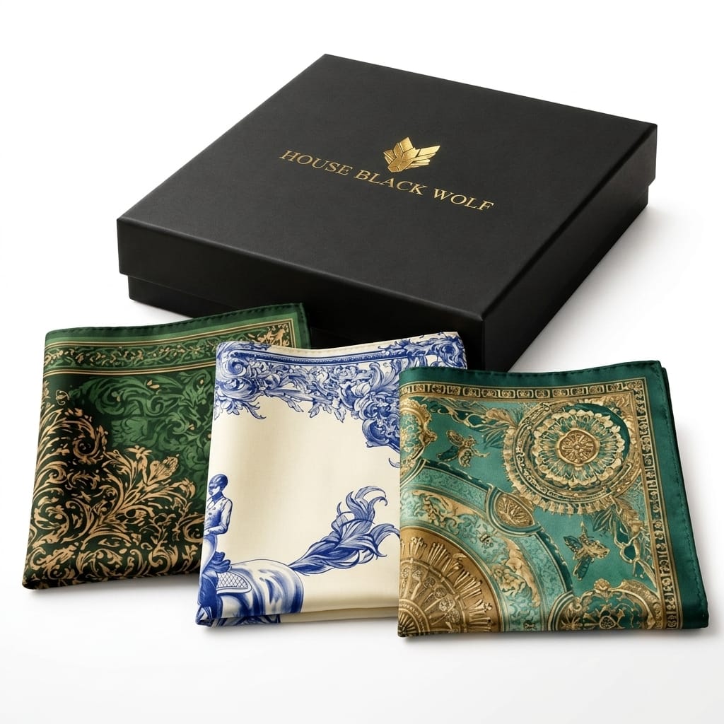PACK OF 3 POCKET SQUARES