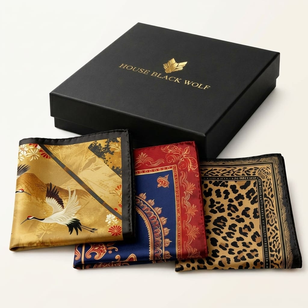 PACK OF 3 POCKET SQUARES
