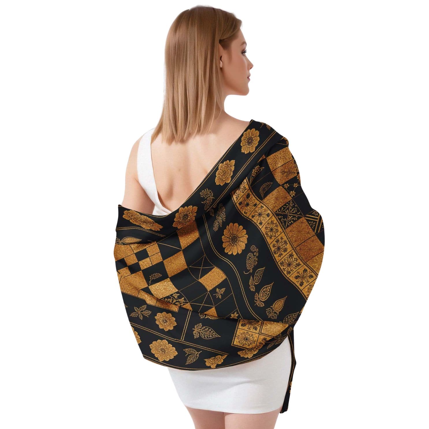 ROYAL HERITAGE SILK LONG LADIES SCARF