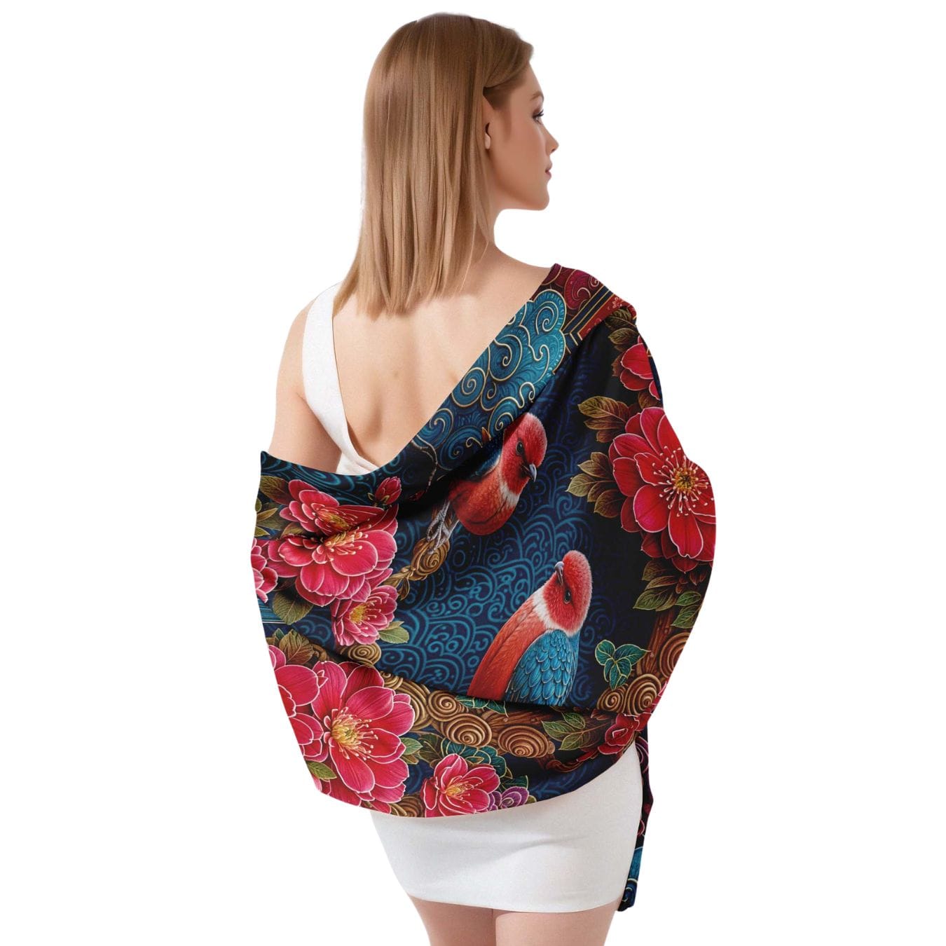 AILYN TUTOR SILK LONG LADIES SCARF