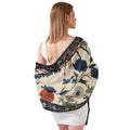 HARMONIOUS FLORAL SILK LONG LADIES SCARF