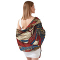 ROYAL EQUESTRIAN MAJESTY SILK LONG LADIES SCARF