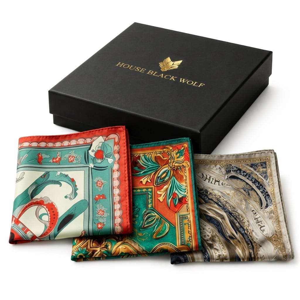 PACK OF 3 POCKET SQUARES
