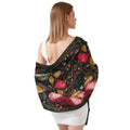 SPIRIT FLOWER SILK LONG LADIES SCARF