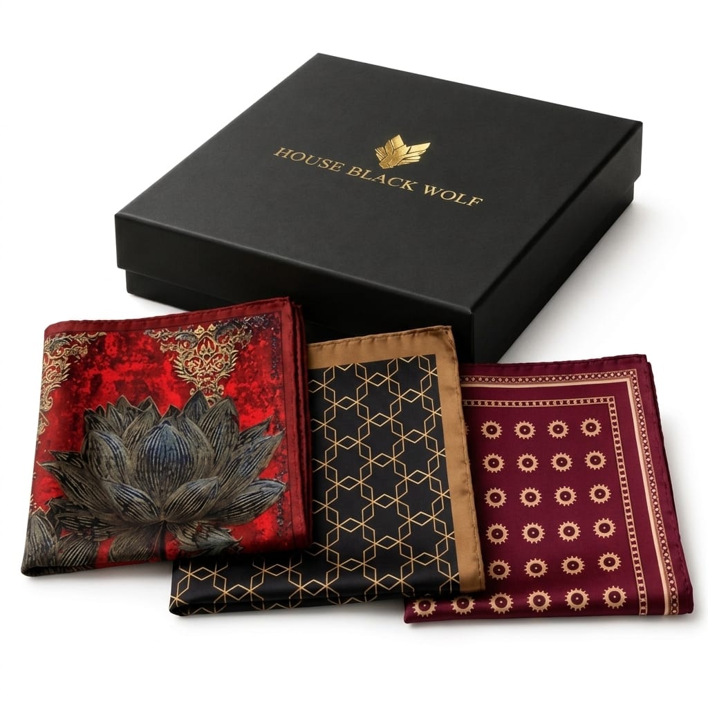 PACK OF 3 POCKET SQUARES