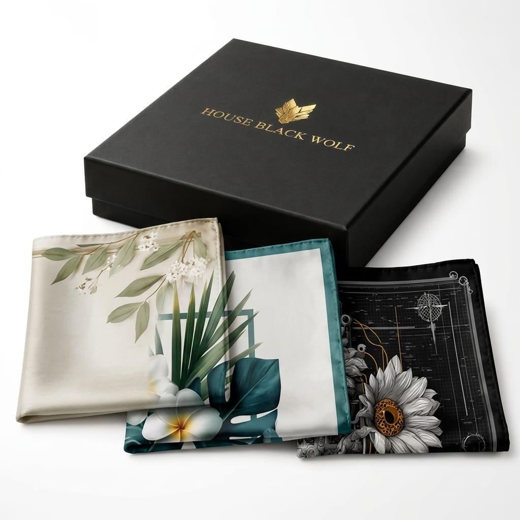 PACK OF 3 POCKET SQUARES