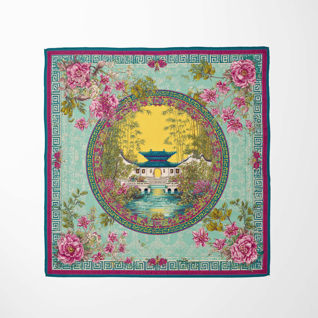 BLOOM SANCTUARY SILK BANDANA