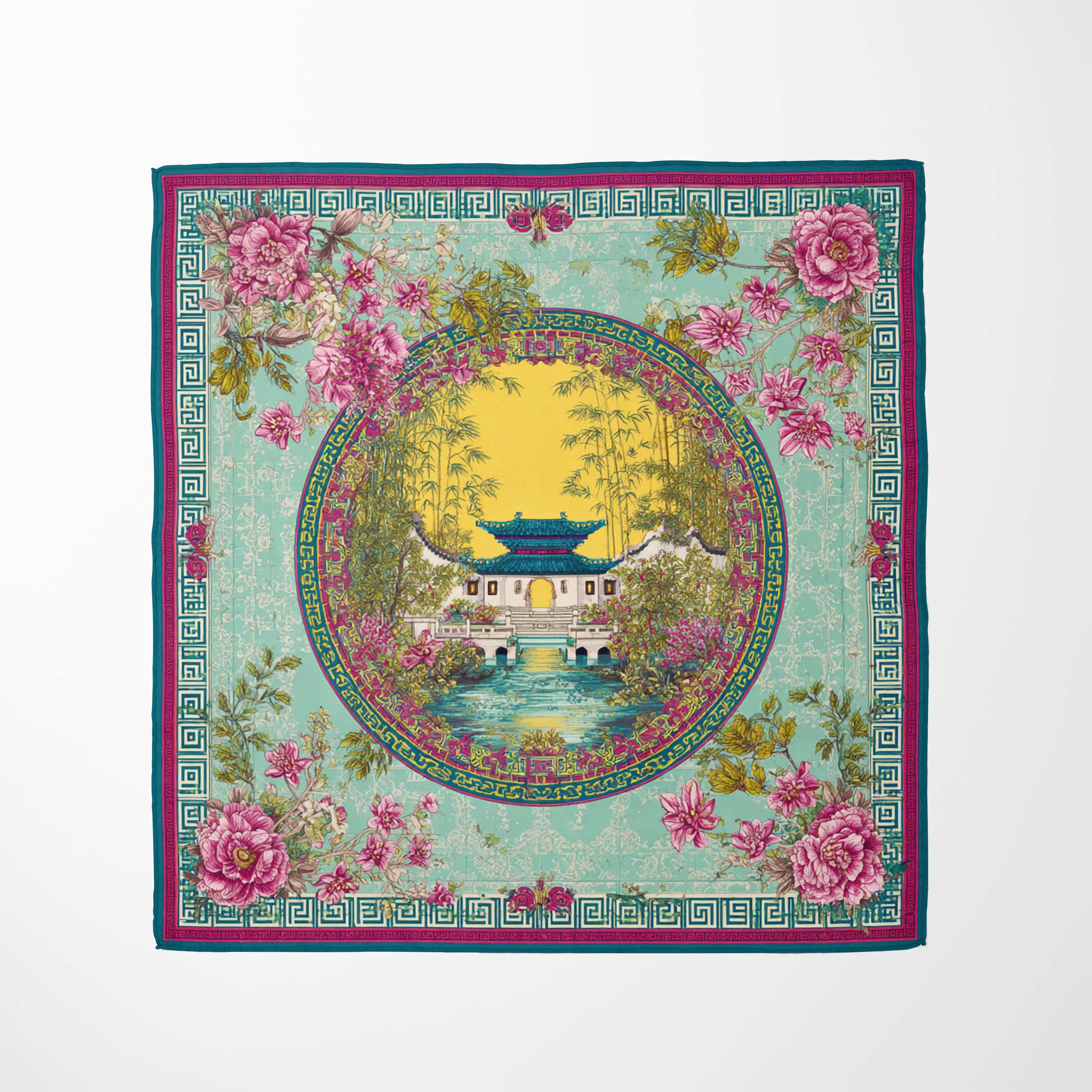 BLOOM SANCTUARY SILK BANDANA