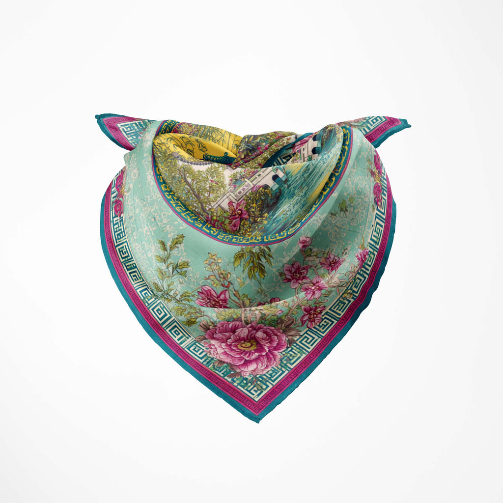 BLOOM SANCTUARY SILK BANDANA
