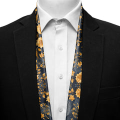GOLD HUMMINGBIRDS MEN SCARF - PREMIUM COLLECTION