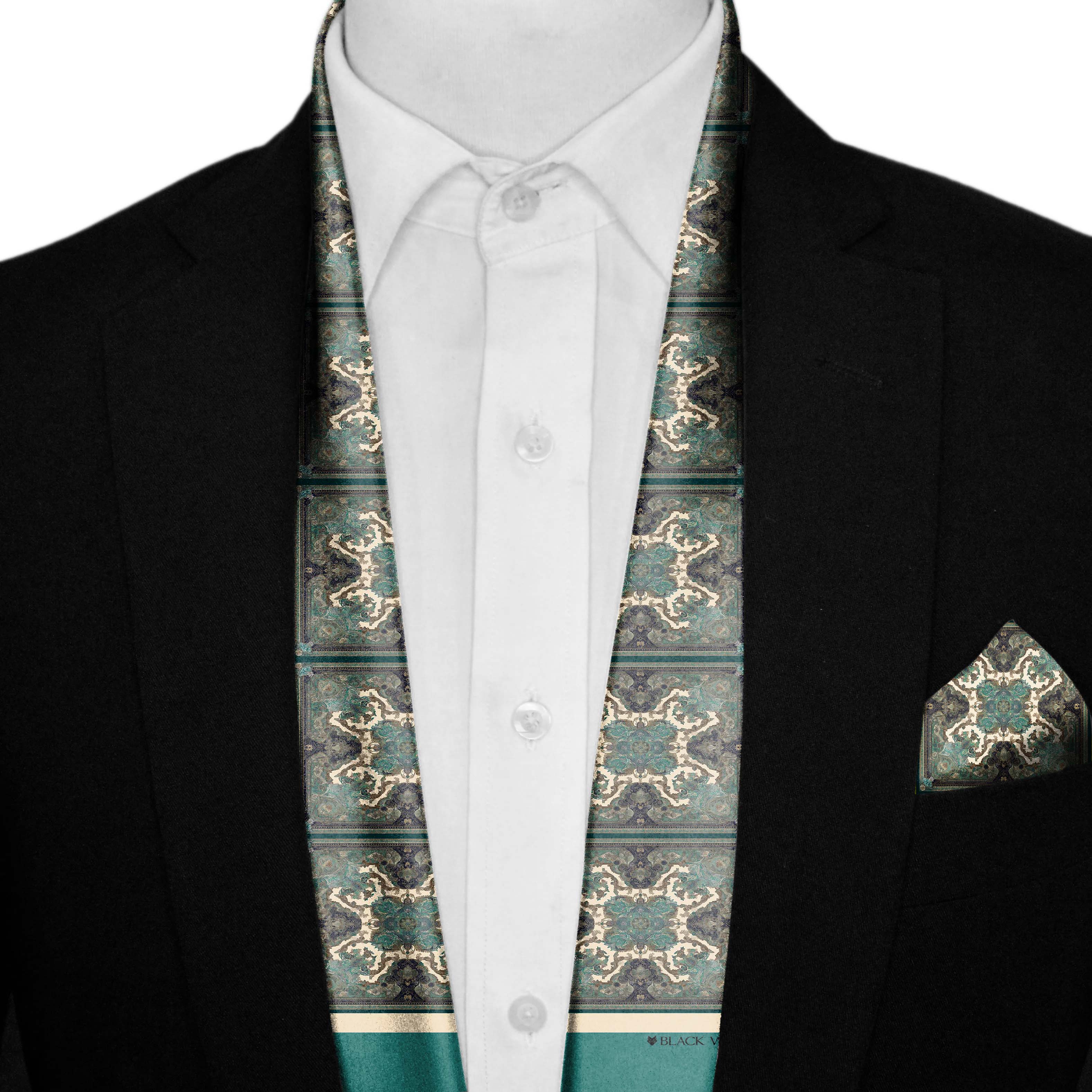 SELENE MEN SCARF AND POCKET SQUARE SET – PREMIUM COLLECTION