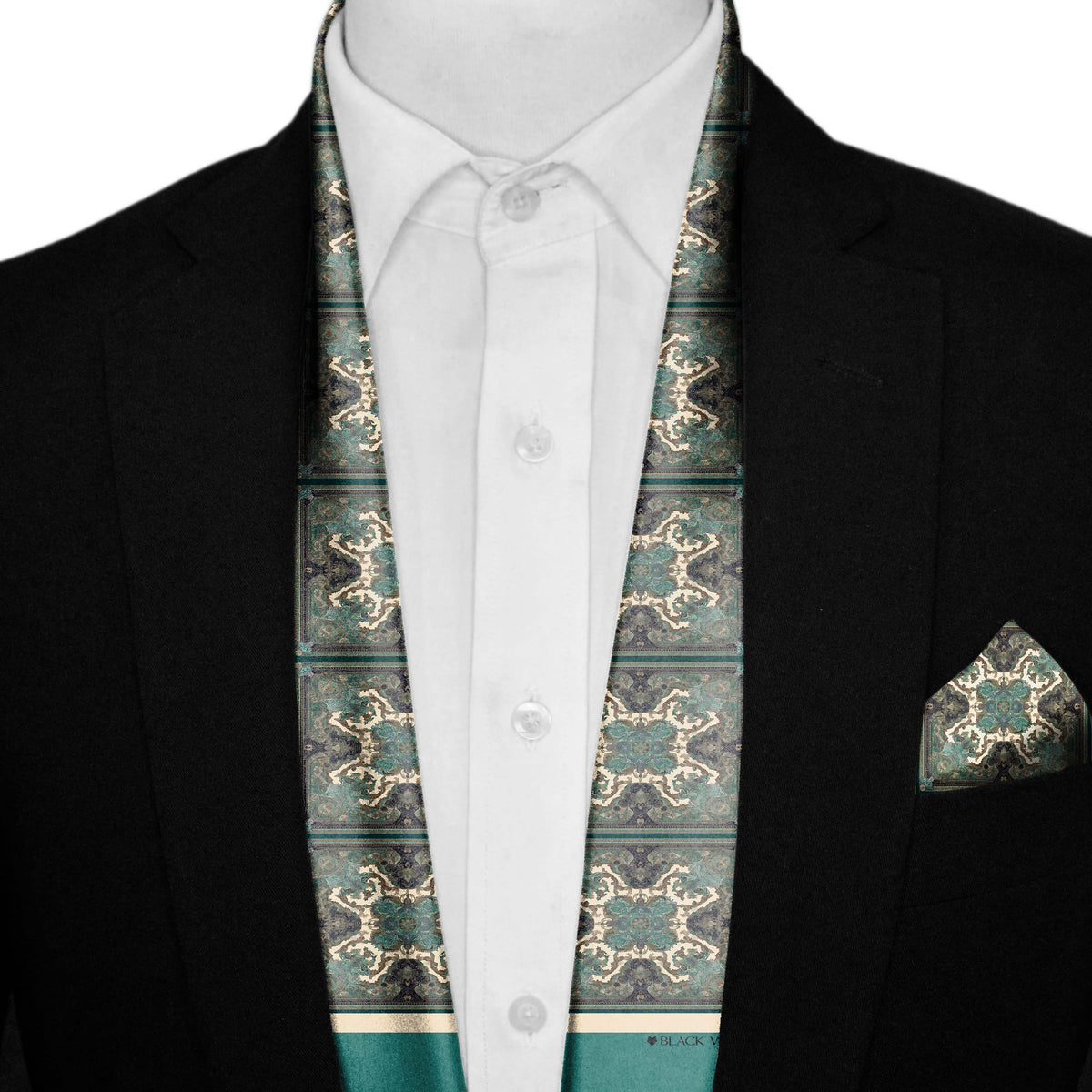 SELENE MEN SCARF AND POCKET SQUARE SET – PREMIUM COLLECTION